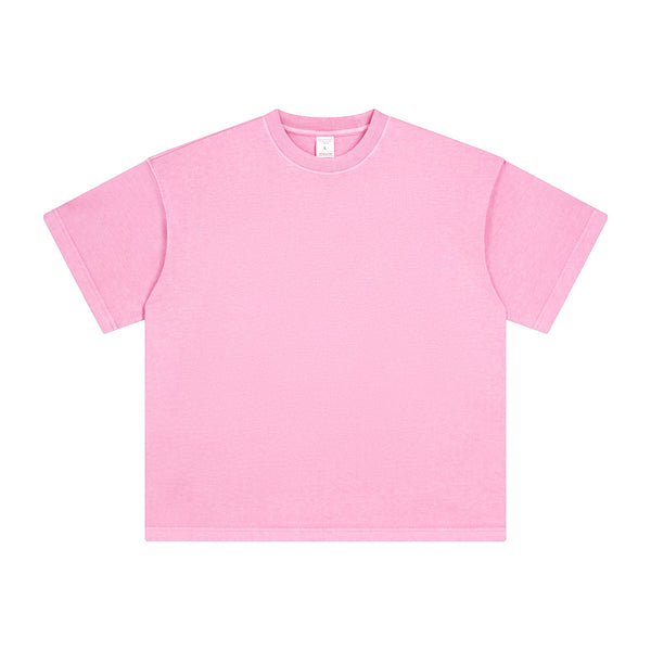 Women's Loose Fit Distressed T Shirt 7.5oz-INNBLAC