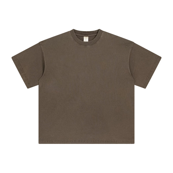 Women's Loose Fit Distressed T Shirt 7.5oz-INNBLAC