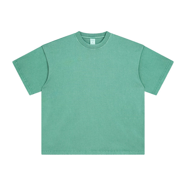 Women's Loose Fit Distressed T Shirt 7.5oz-INNBLAC