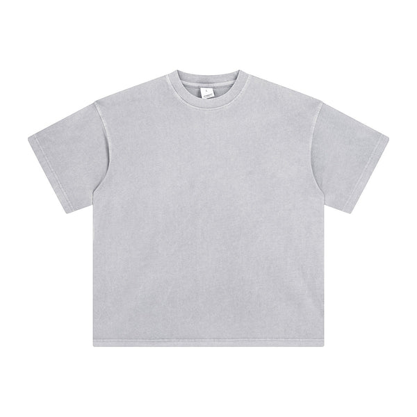 Women's Loose Fit Distressed T Shirt 7.5oz-INNBLAC