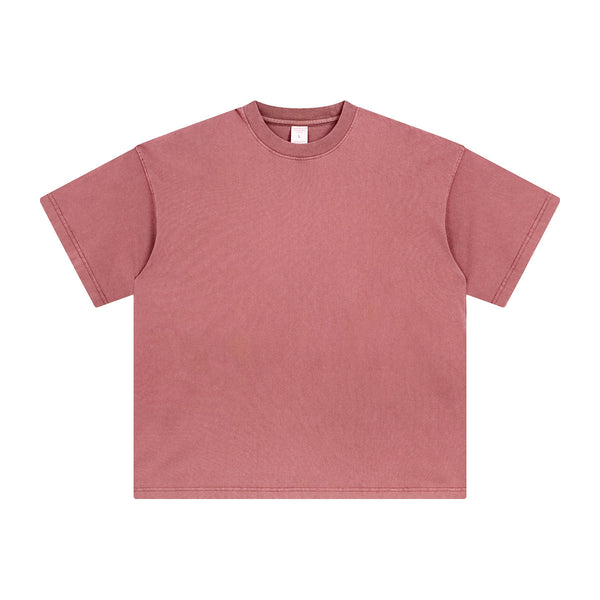 Women's Loose Fit Distressed T Shirt 7.5oz-INNBLAC