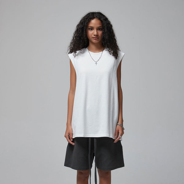 Women's Quick Dry Sleeveless Tee 5.6oz-INNBLAC
