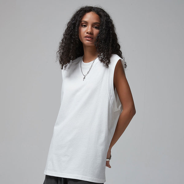 Women's Quick Dry Sleeveless Tee 5.6oz-INNBLAC