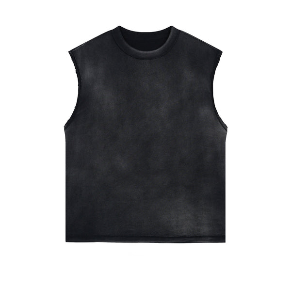 Vintage Washed Butterfly Printed Tank-INNBLAC Fashion Apparel