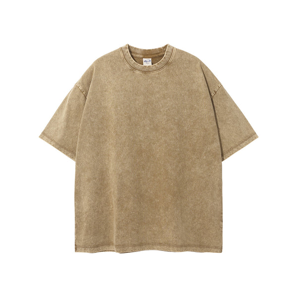 Women's Stone Wash Boxy T Shirt 8oz-INNBLAC