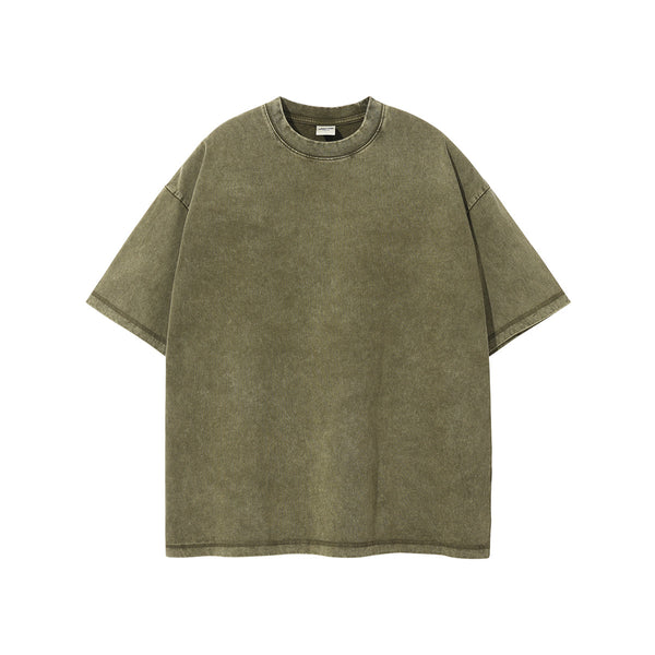 Women's Stone Wash Boxy T Shirt 8oz-INNBLAC