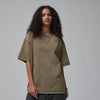 Women's Stone Wash Boxy T Shirt 8oz-INNBLAC