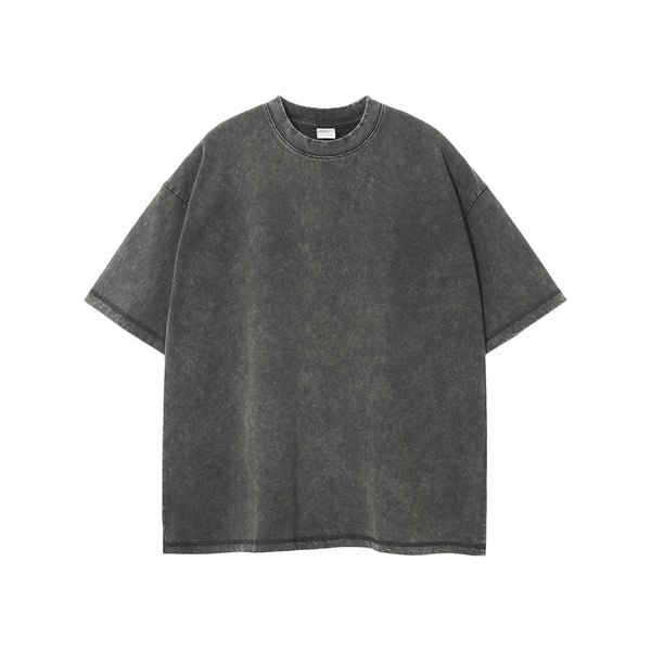 Women's Stone Wash Boxy T Shirt 8oz-INNBLAC