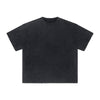 Women's Stone Wash Faded Distressed Tee 7.5oz-INNBLAC