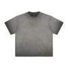 Women's Stone Wash Faded Distressed Tee 7.5oz-INNBLAC