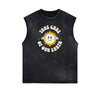 Frayed Edge Summer Vacation Graphic Tank