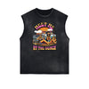 Frayed Edge Summer Vacation Graphic Tank