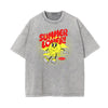 Faded Cotton Summer Vacation Graphic Tee