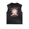 Frayed Edge Summer Vacation Graphic Tank