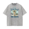 Faded Cotton Summer Vacation Graphic Tee