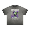 Abstract Artistic Vintage Frayed Graphic Tee