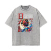 Stone Wash Japanese Ukiyo Pattern Tee