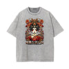 Stone Wash Japanese Ukiyo Pattern Tee