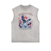 Frayed Edge Japanese Ukiyo Graphic Tank