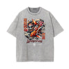 Stone Wash Japanese Ukiyo Pattern Tee