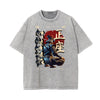 Stone Wash Japanese Ukiyo Pattern Tee