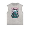 Frayed Edge Japanese Ukiyo Graphic Tank