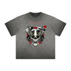 Distressed Faded Japanese Ukiyo Graphic Tee