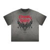 Thick Faded Gothic Style Graphic Tee