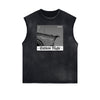 Gothic Style Graphic Muscle Tank