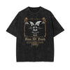 Faded Gothic Style Pattern T Shirt