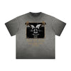 Thick Faded Gothic Style Graphic Tee