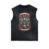 Gothic Style Graphic Muscle Tank