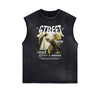 Gothic Style Graphic Muscle Tank