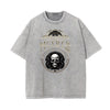 Stone Wash Gothic Style Graphic Tee