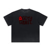 Vintage Frayed Gothic Style Pattern Tee