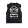 Gothic Style Graphic Muscle Tank