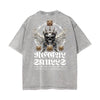 Stone Wash Gothic Style Graphic Tee