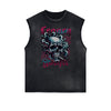 Gothic Style Graphic Muscle Tank