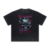 Vintage Frayed Gothic Style Pattern Tee