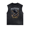 Gothic Style Graphic Muscle Tank