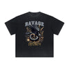 Vintage Frayed Gothic Style Pattern Tee