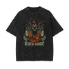 Faded Gothic Style Pattern T Shirt