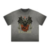 Thick Faded Gothic Style Graphic Tee