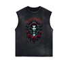 Gothic Style Graphic Muscle Tank