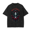 Faded Gothic Style Pattern T Shirt