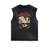 Gothic Style Graphic Muscle Tank