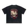 Vintage Frayed Gothic Style Pattern Tee