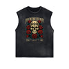 Gothic Style Graphic Muscle Tank