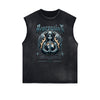 Gothic Style Graphic Muscle Tank