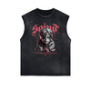 Gothic Style Graphic Muscle Tank